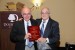 Professor Donald Poochigian receives a plaque of appreciation of the Plenary Keynote Address he delivered, from Dr. Nagib Callaos, conference General Chair.